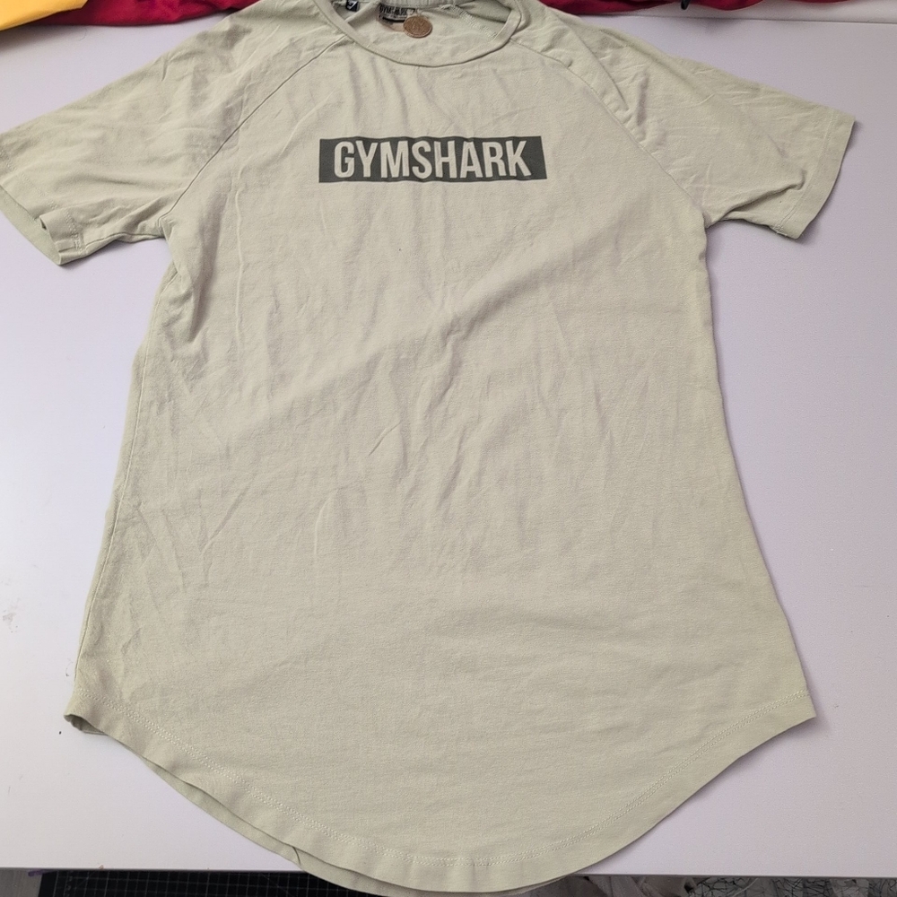 Gymshark Men's Olive Green Shirt